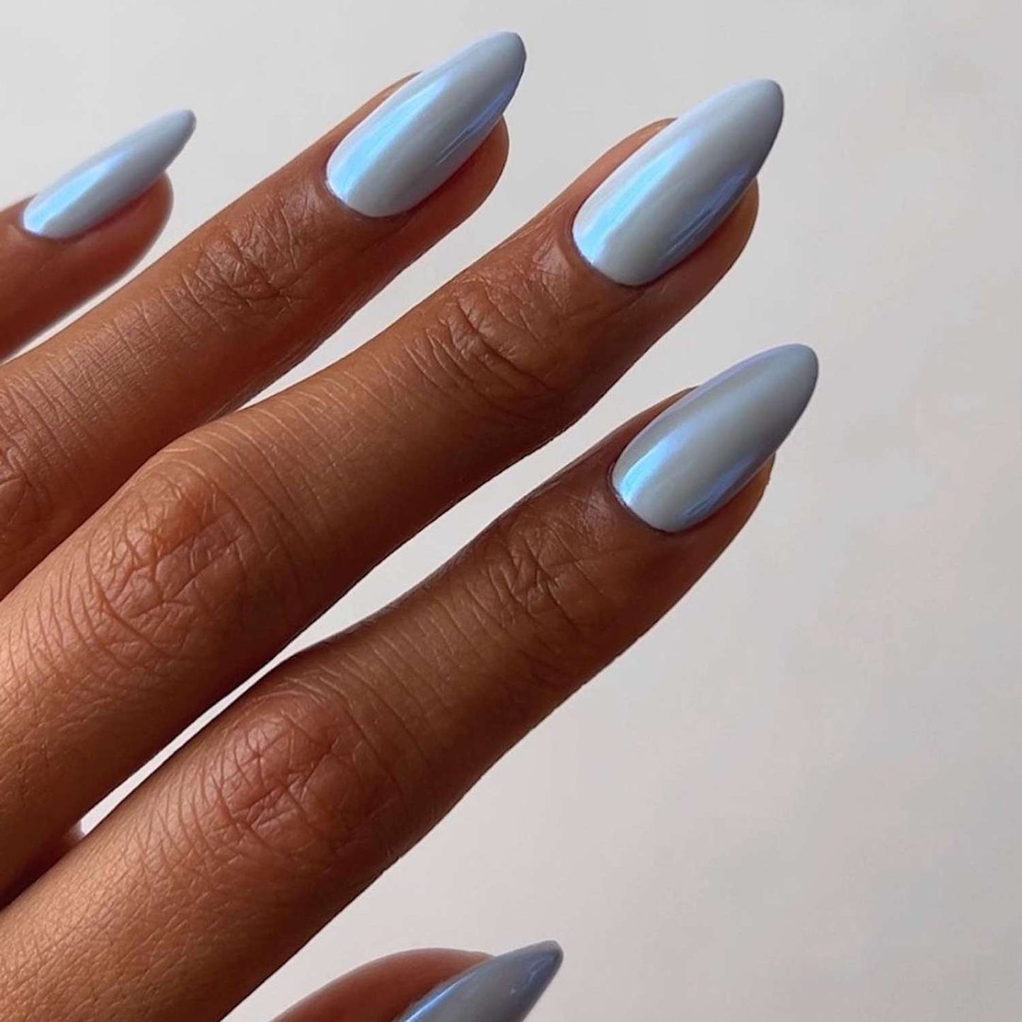 Add Chrome Powder to French Tips or Solid Shade Sets