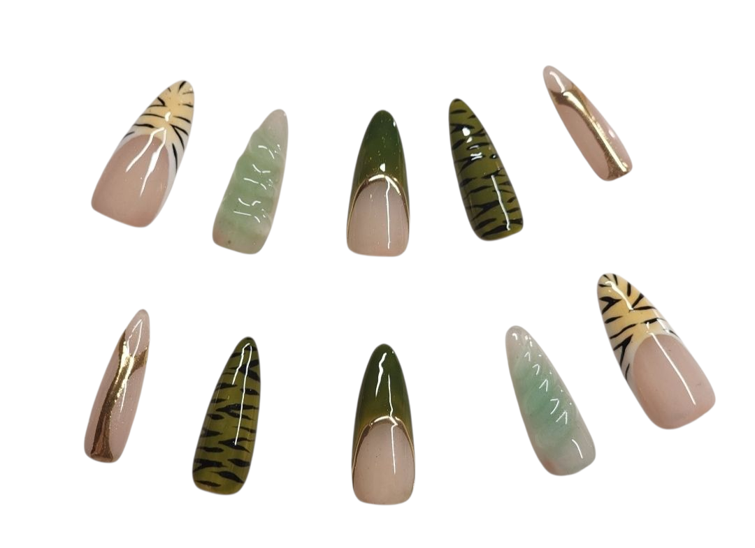 Olive green Zebra set