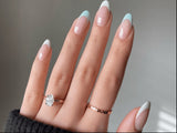 nail chrome effect